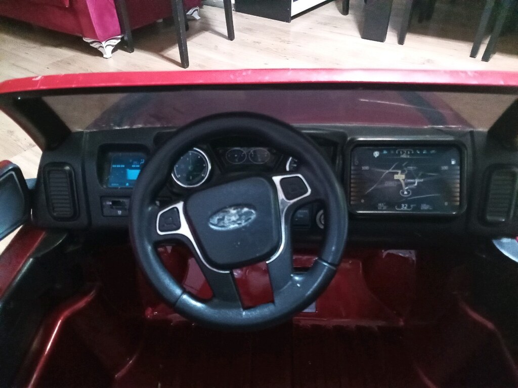 akülü Ford Ranger çocuk arabası iki kişilik - 4