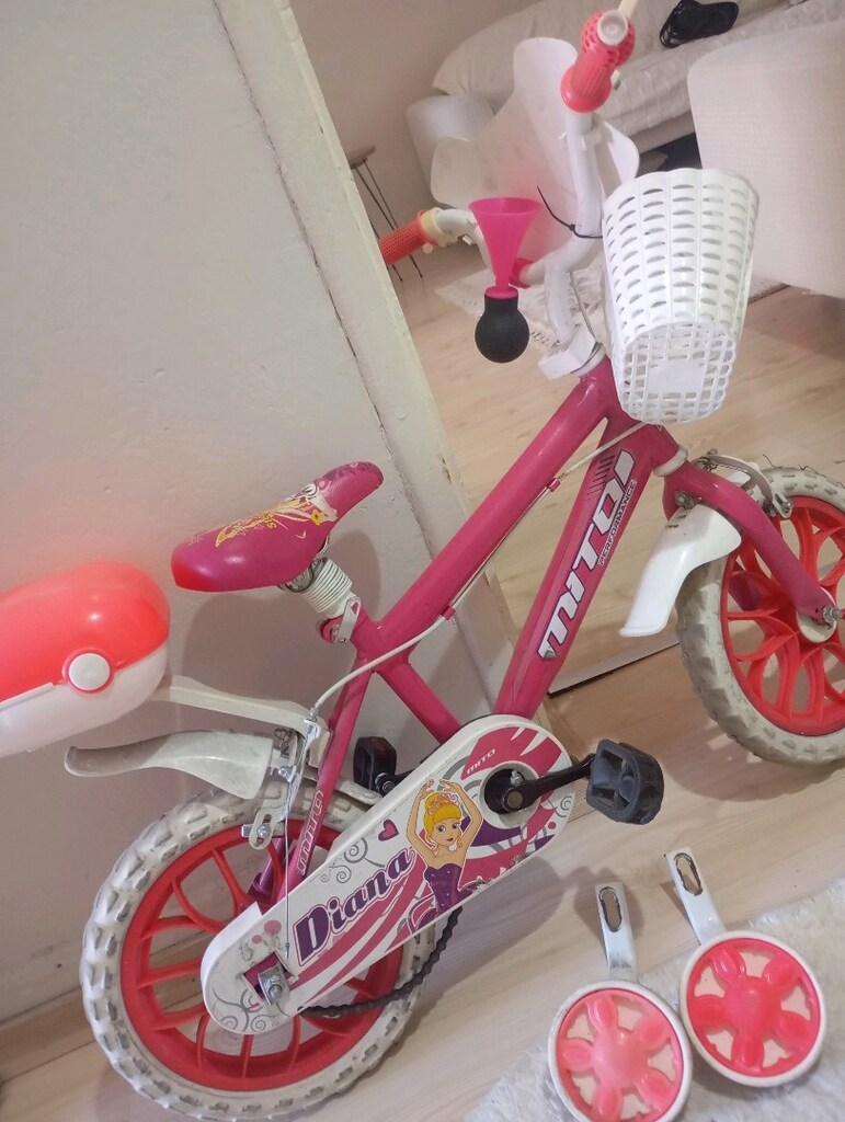 pembe kız çocuk bisiklet - 7
