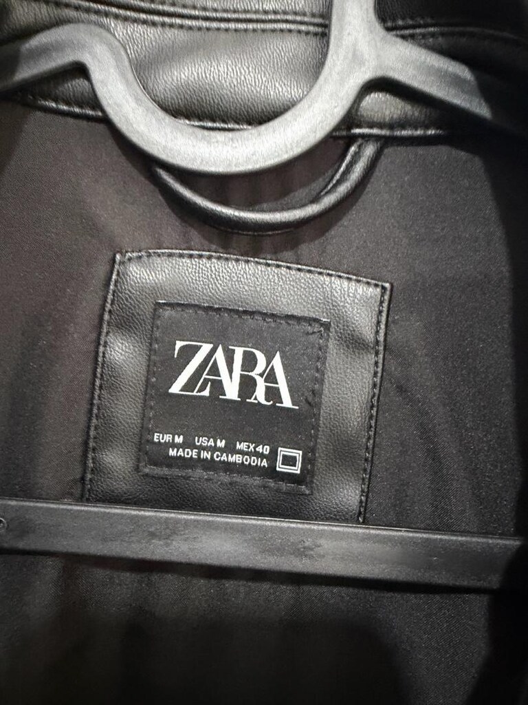 ZARA Erkek Suni Deri Ceket M beden - 4