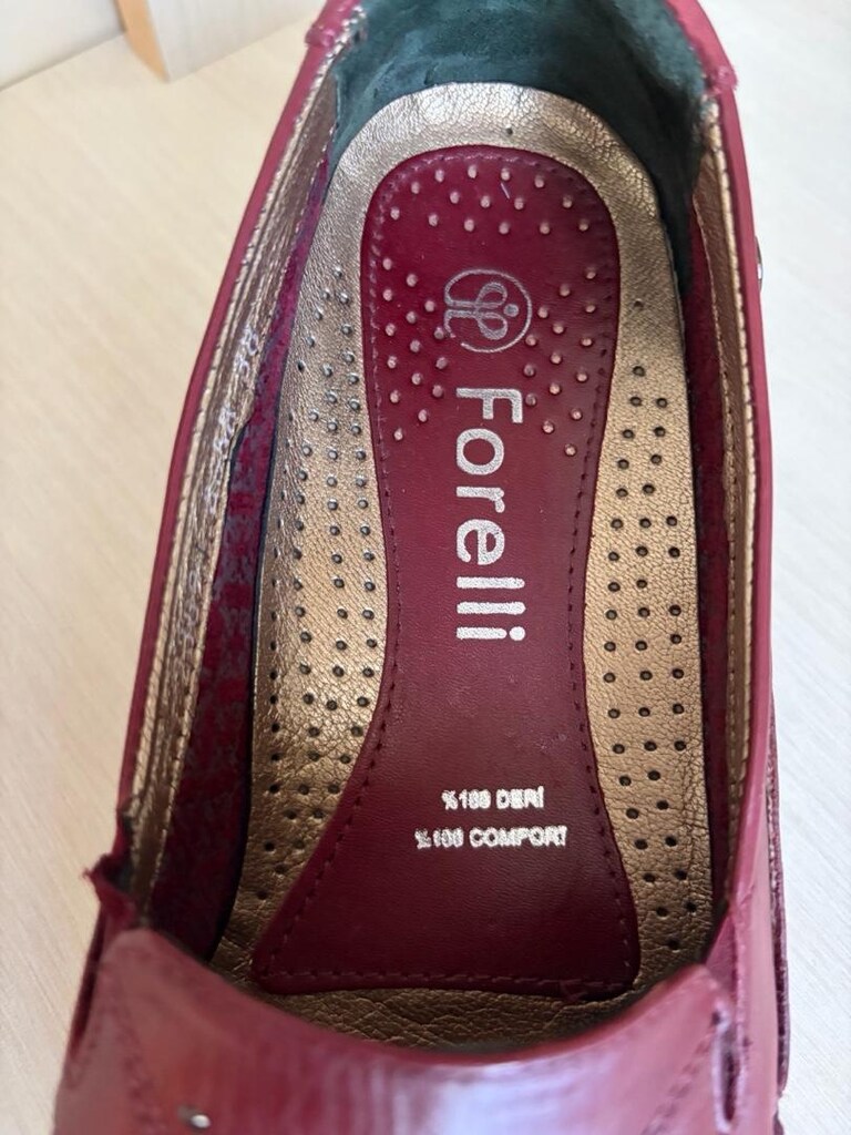 bordo loafer ayakkabı - 6
