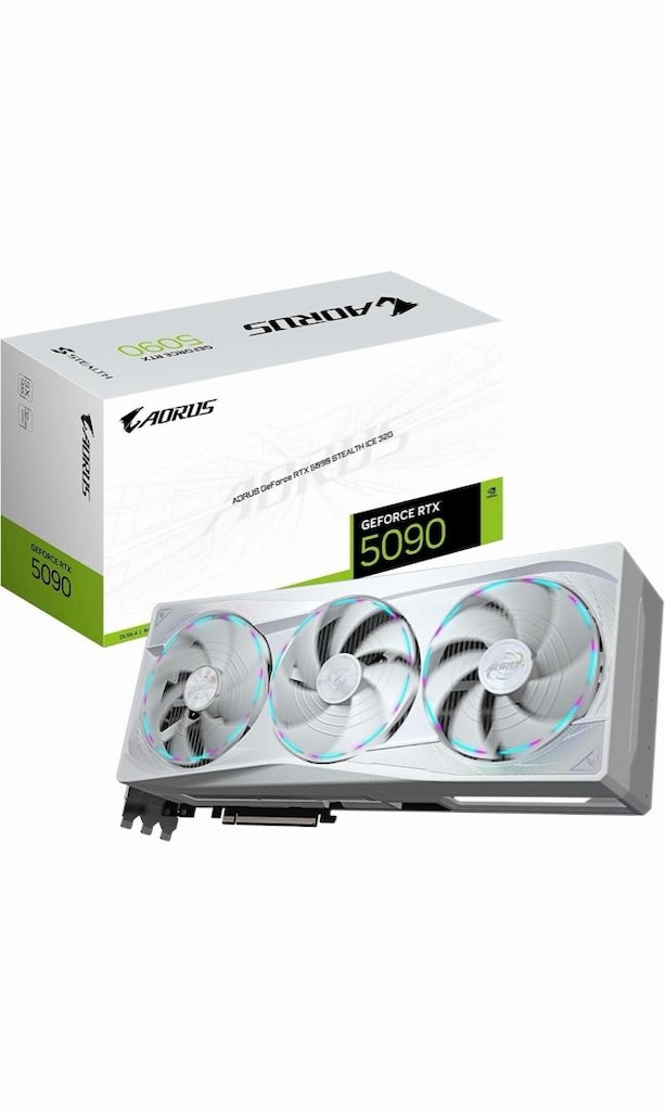 SIFIR GİGABYTE RTX 5090 AORUS STEALTH WHİTE EKRAN KARTI BEYAZ - 11