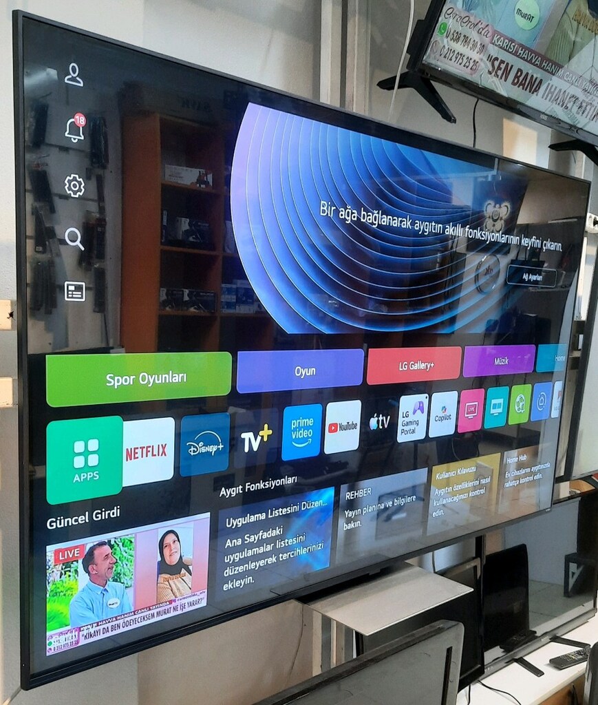 LG 65 İNÇ 165 EKRAN QNED MINILED 8K ANDROİD SMART LED TV - 4