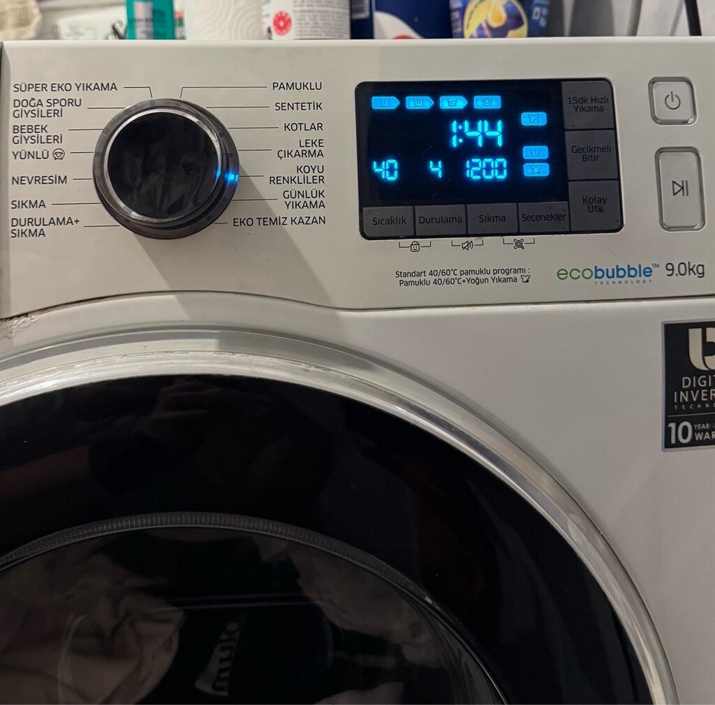 SAMSUNG Çamaşır makinası 9 kğ ultra dijital tertemiz - 2