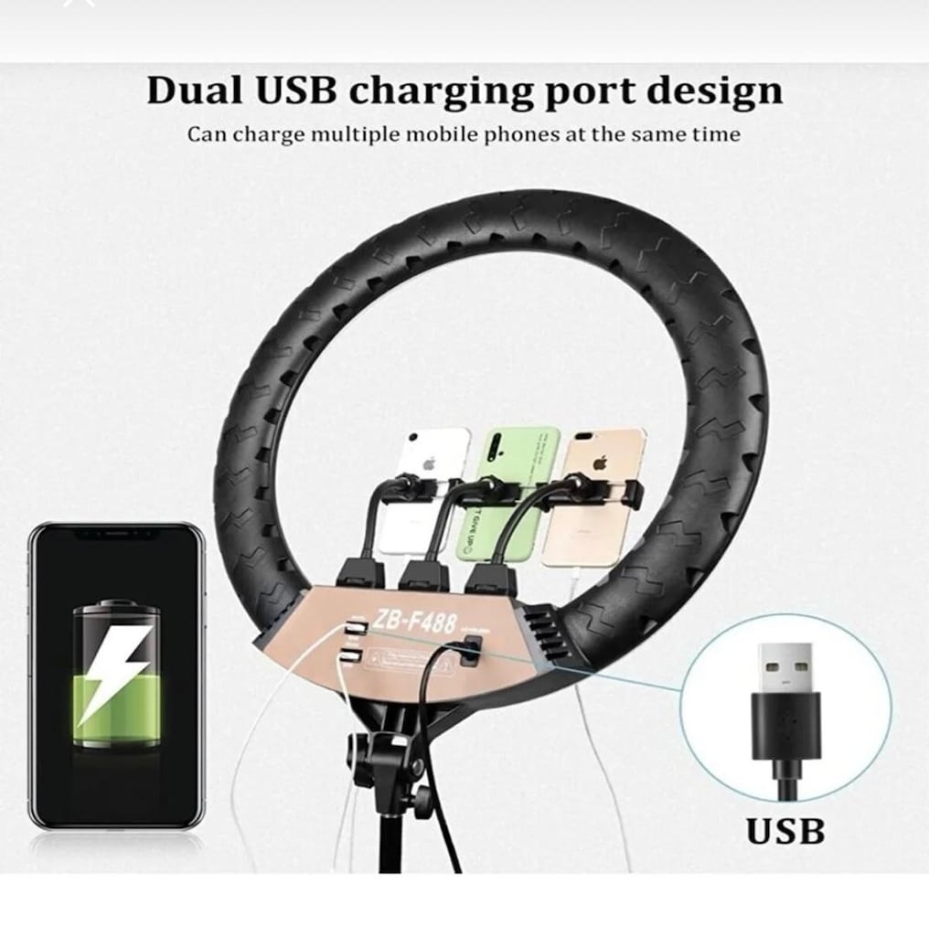 Kumandalı Ring Light-Yuvarlak Dövme Işığı - 3