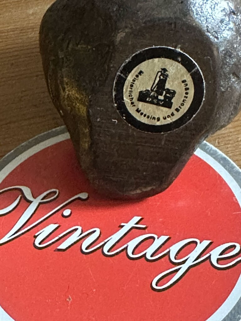 1960'lar Dönemi Eşsiz Alman Brutalist Masif Bronz Yavru Kuş, 357gr. - 2