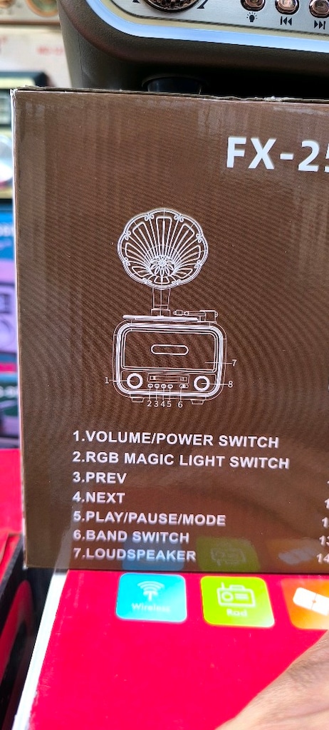 Harika tasarımlı, Bluetooth lu nostaljik radyo - 8