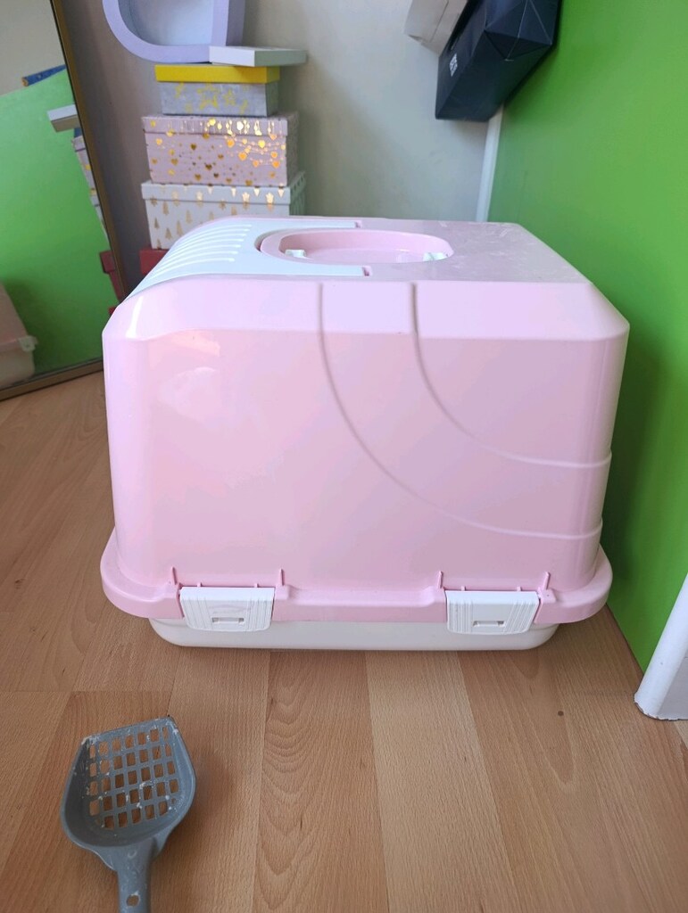 Pembe Orta boy Kedi tuvaleti - 3