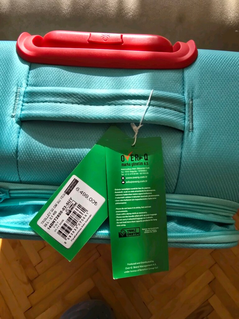 kabin boy etiketli benetton valia - 2