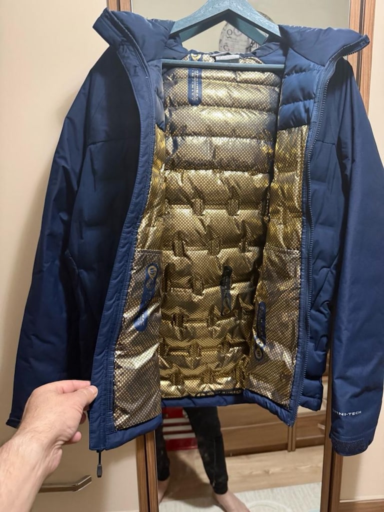 Orijinal Columbia kuş tüyü erkek Mont - 6