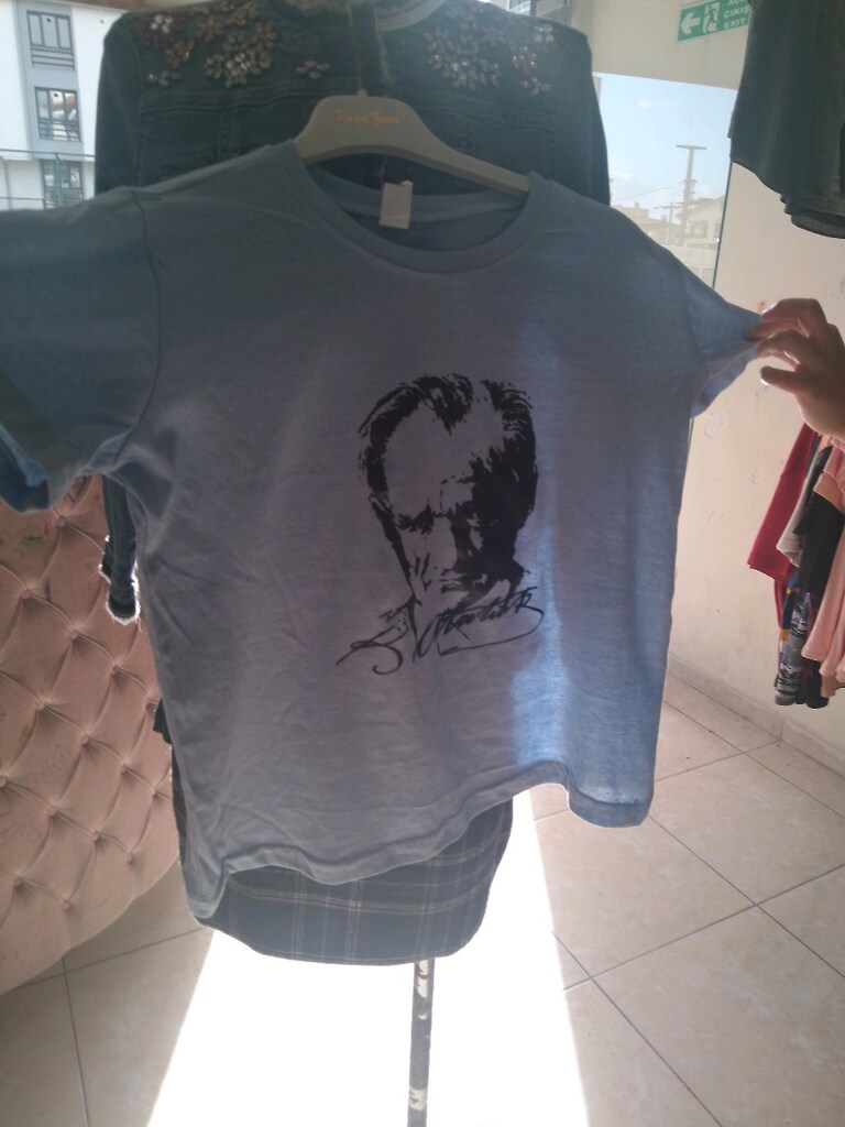 toptan satlik 300 adet bayram Atatürk baskılı tsort - 3