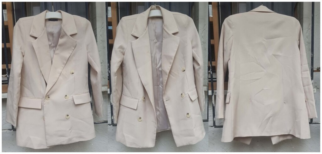 trendyol bej renk 36 beden Düğmeli Kadın Midi Blazer Ceket detay oku