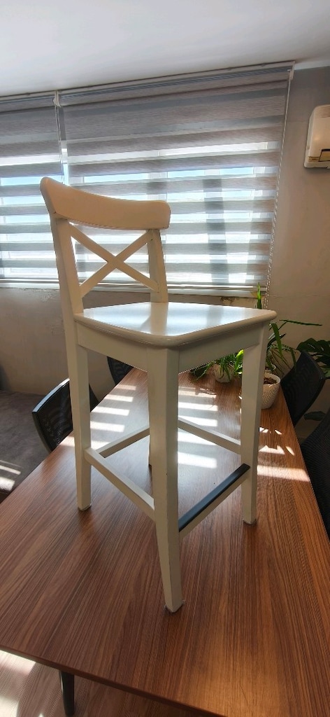 2 adet ROSENTORP Bar Sandalyesi, Beyaz - 2