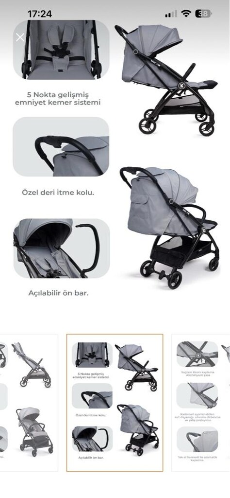 Kabin boy bebek arabası - 6