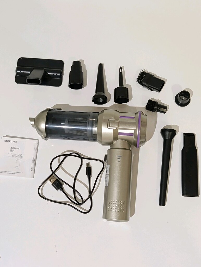 Suitu ST-6691 Plus Şarjlı Araç Süpürgesi (Çekme+Üfleme) - 5