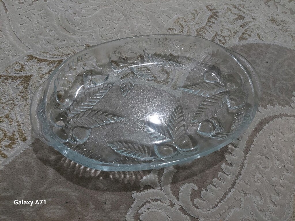 Yayvan cam salata tabağı - 6