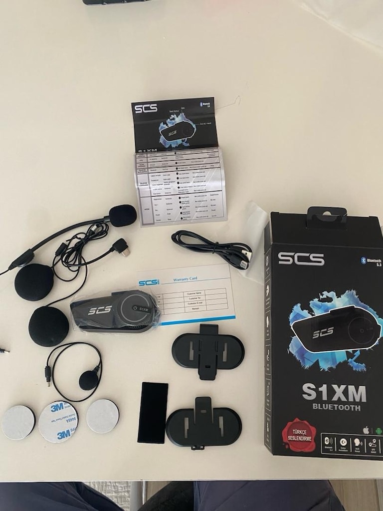 SCS S1XM, tüm moto.SCS S1XM MOTOSİKLET BLUETOOTH VE INTERCOM SETİ SIFI - 4