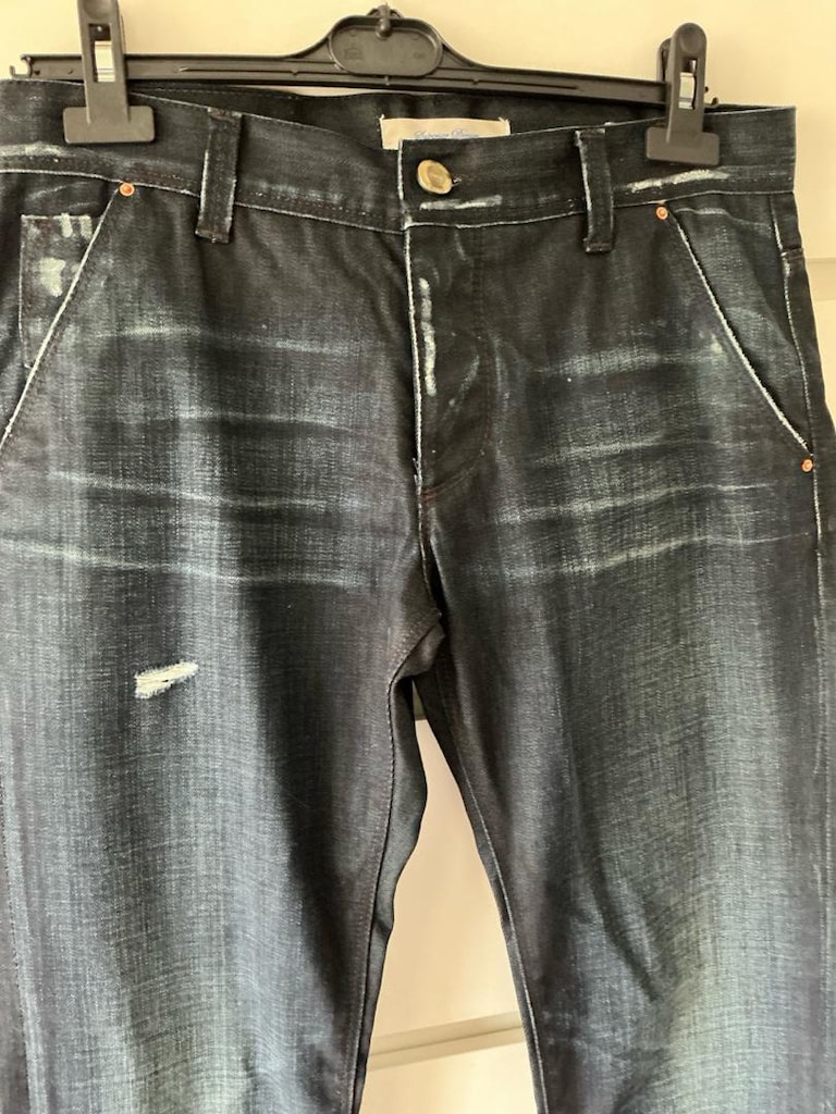 Mavi boy98/bel82Siyah Denim Pantolon - 6