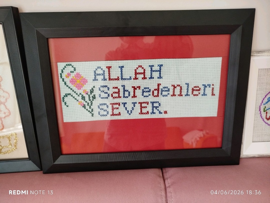 El işlemeli çerçeve - 3