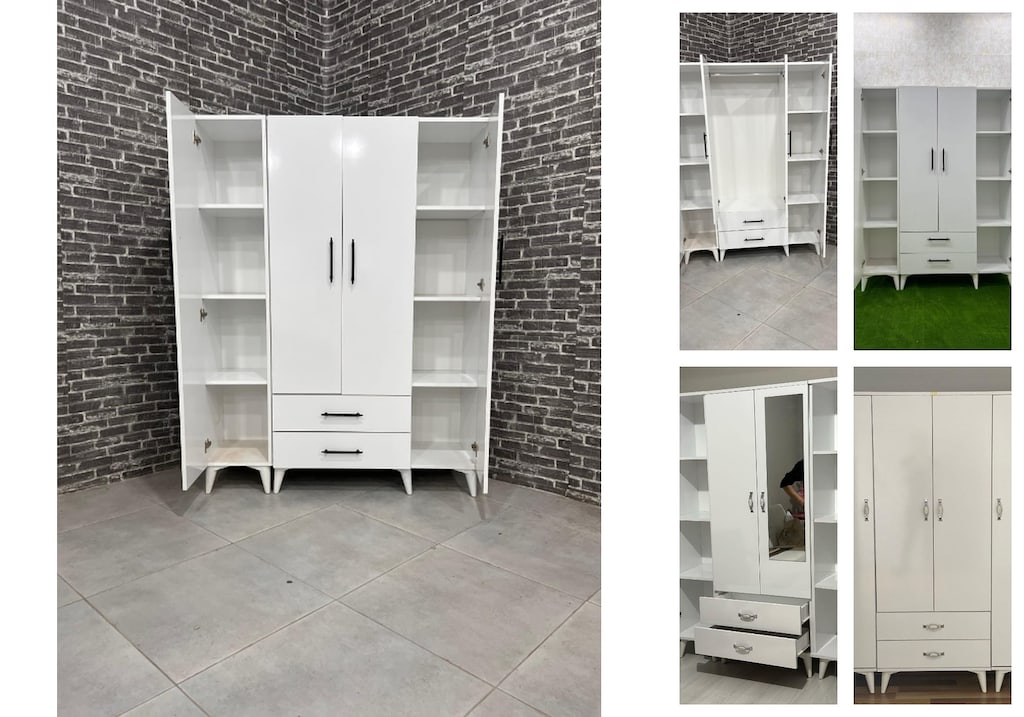 4 kapaklı elbise dolabı kwggejsplp - 5