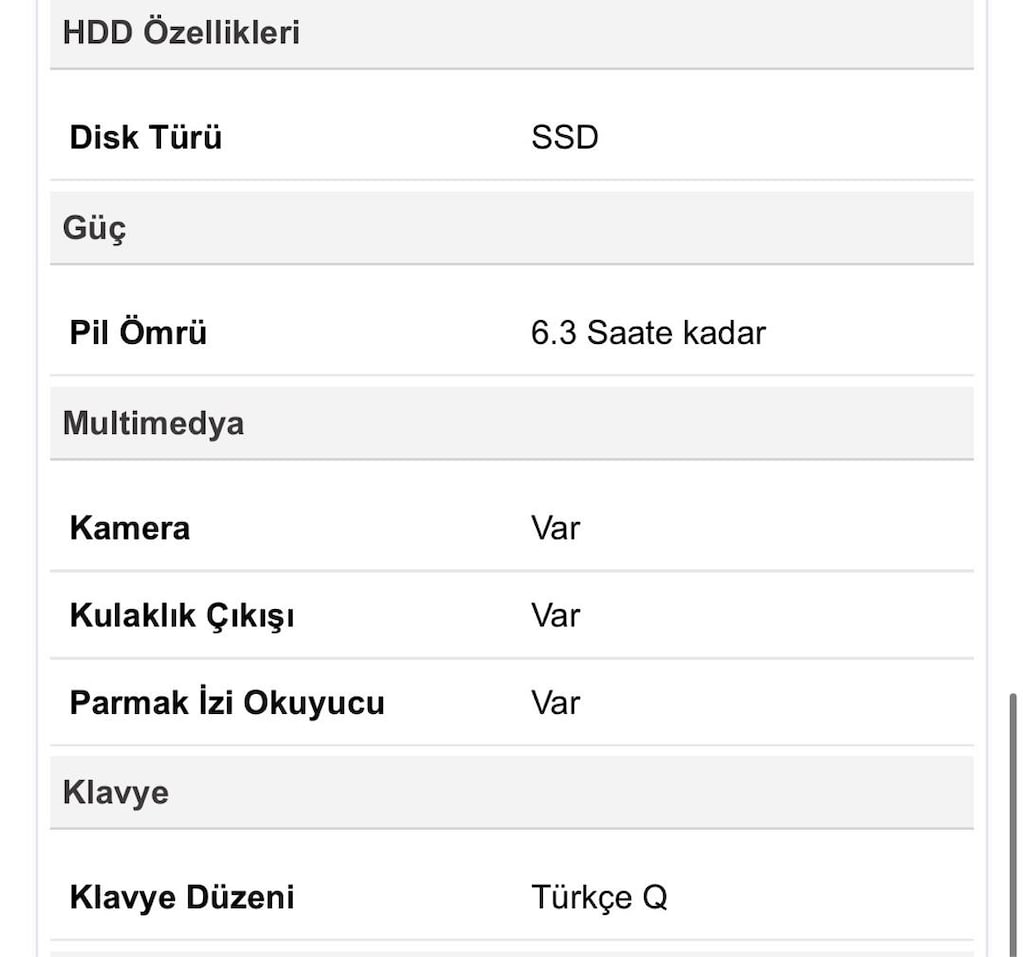 huawei matebook D15 3. nesil - 10