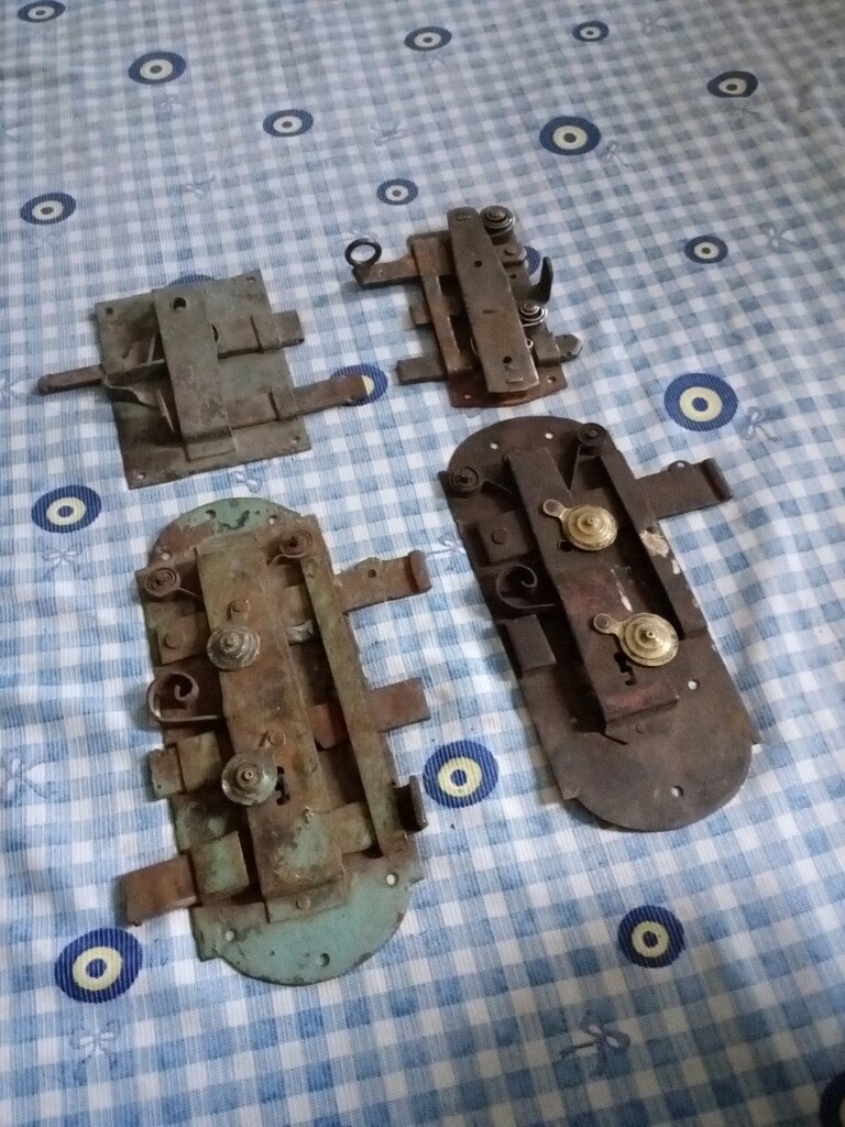 Eski, koleksiyonluk kapı kilitleri - 2