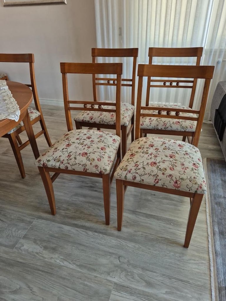 Tepe Home Masif Ağaç Yemek Odası Takımı (Masa+Konsol+8 Sandalye) - 6