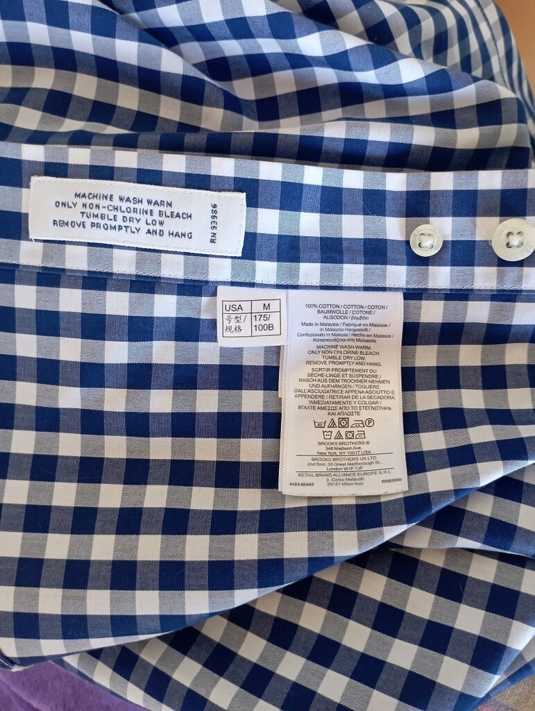 Brooks Brothers %100 American Supima Cotton Non-Iron Kareli Gömlek - 10