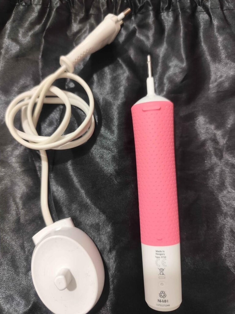 Oral-B Pembe Diş Fırçası Gövdesi ve Orijinal Şarj Cihazı (Type 3710) - 5