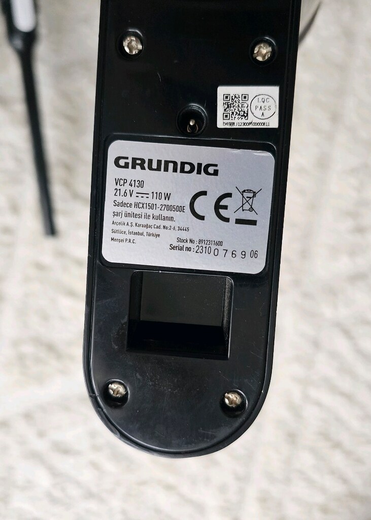 Grundig Vcp 4130 21.6v Kablosuz Dikey Sarjlı Süpürge - 5