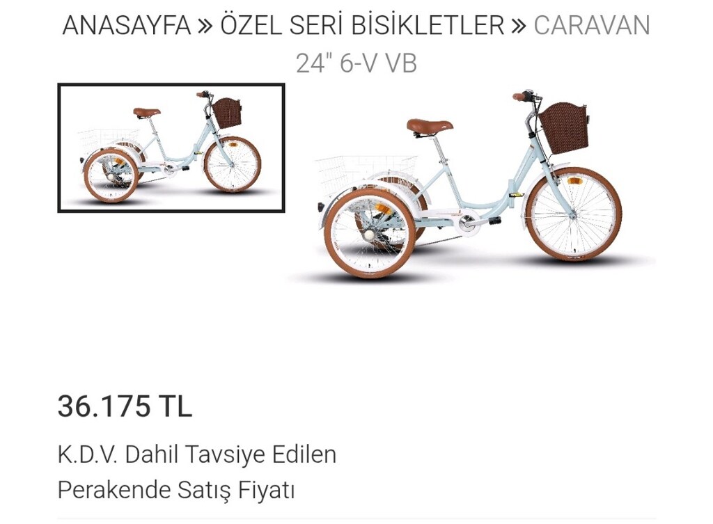 carraro caravan 3 tekerli bisiklet - 6