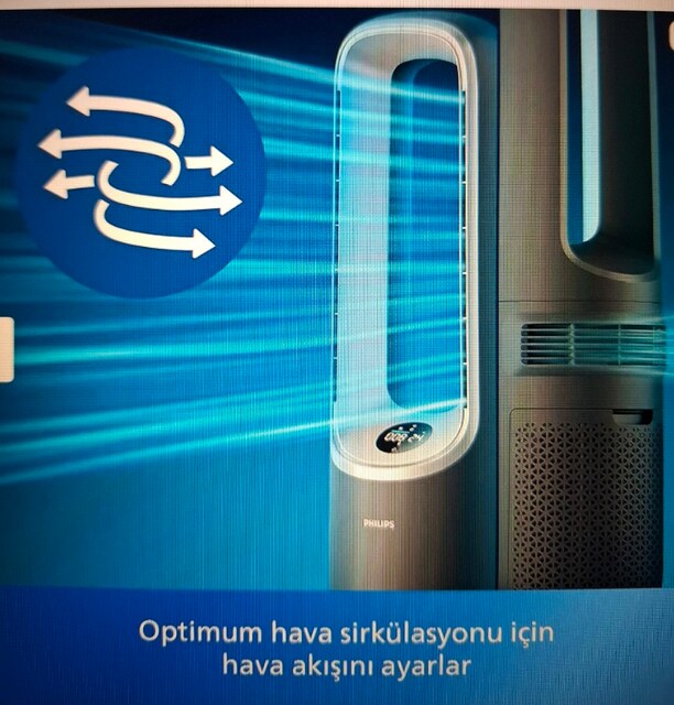 PHİLİPS HAVA TEMİZLEME ISITMA VE VANTİLATÖR 3 Ü BİR ARADA