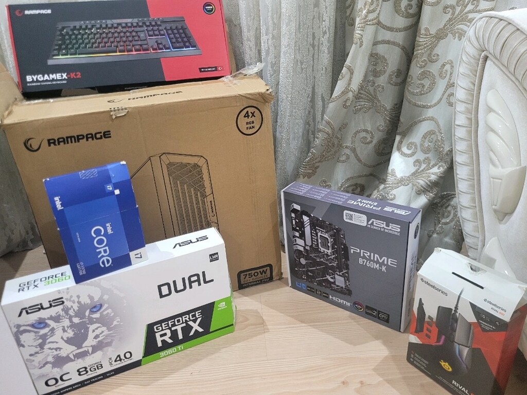 i7-13700 + RTX 3060 Ti 8GB + DDR5 6000MHz | MSI Curved Monitörlü FULL - 4