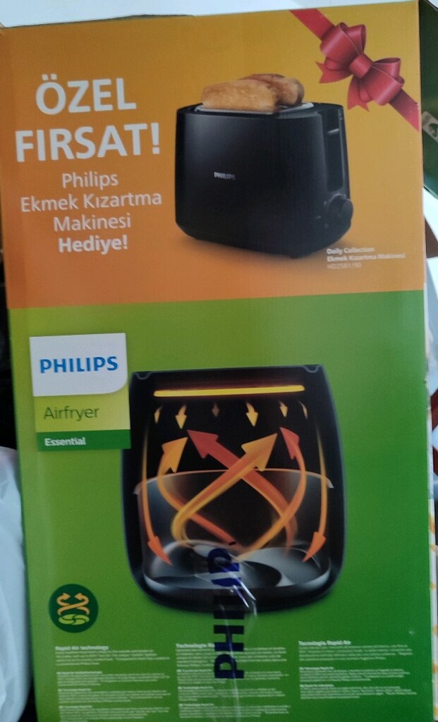 Phılıps airfryer fritöz ve ekmek kızartma makinası - 3