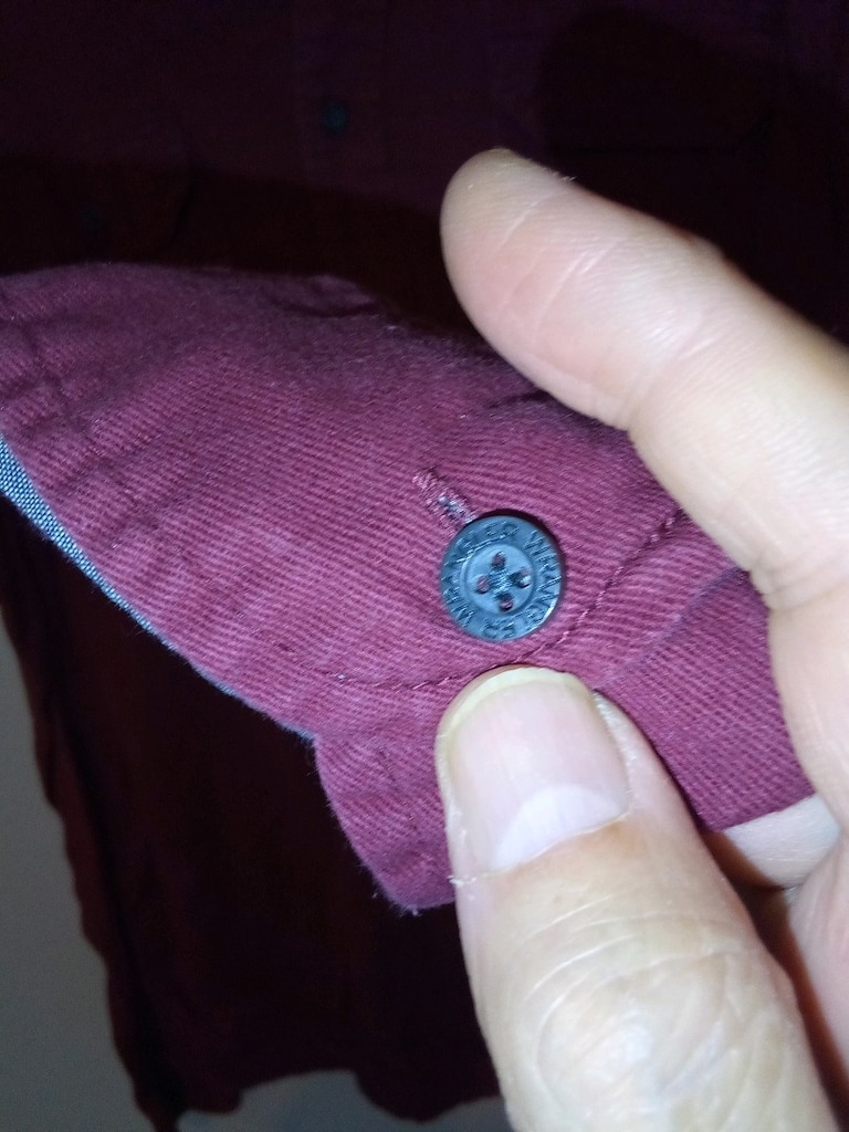 Wrangler xxl bordo spor gömlek en 56 — görsel 5/9