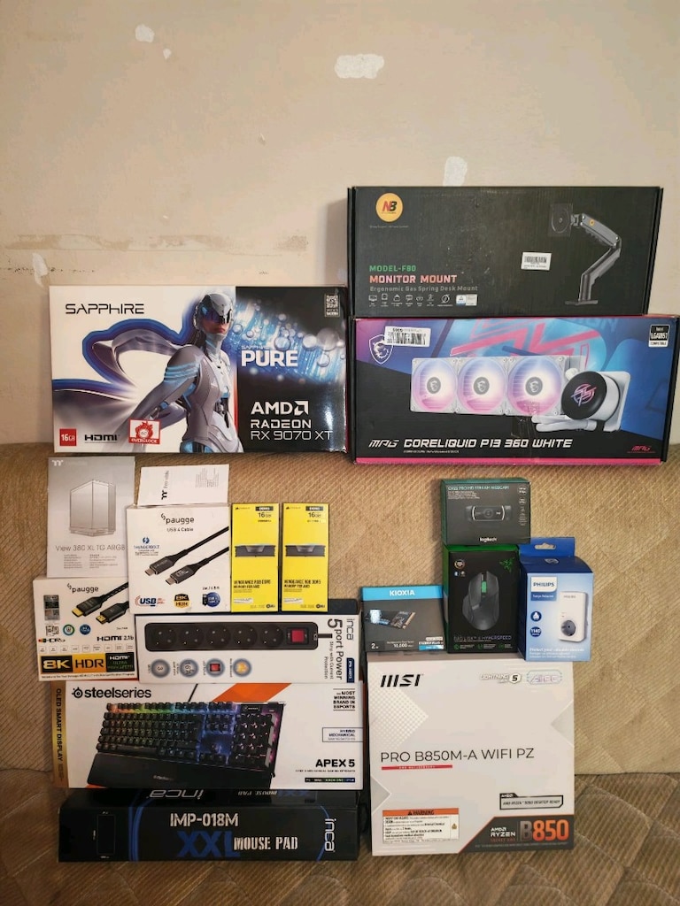 ryzen 5 7500f 9070xt sistem ekstralar var açıklamada göz atın - 6