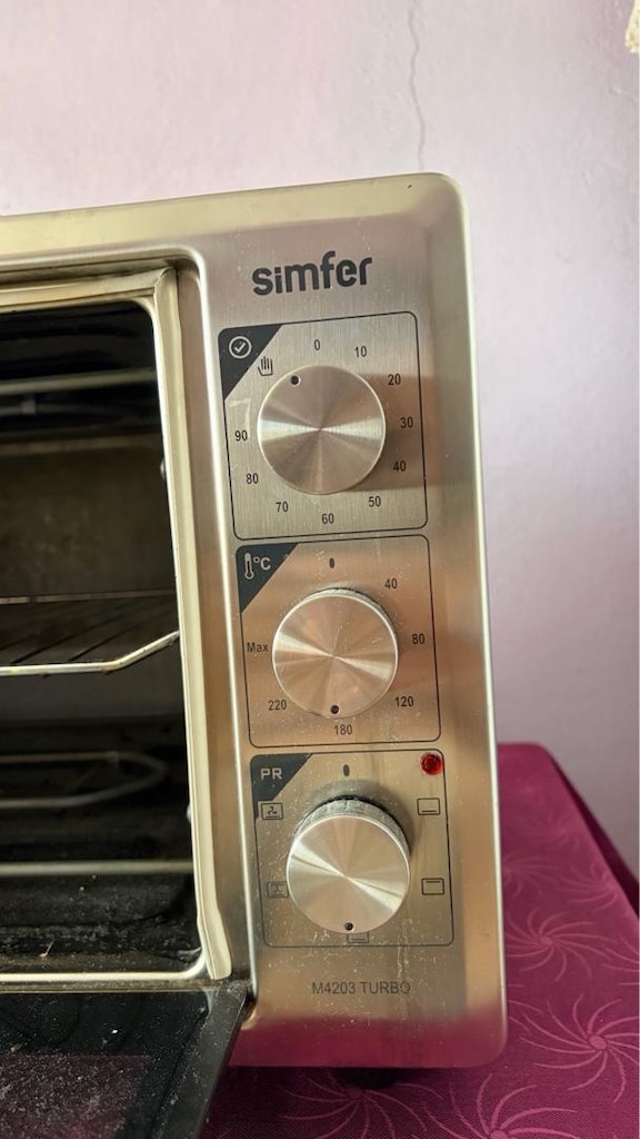 Simfer M4203 Turbo Midi Fırın 42 LT | Tam Çalışır | Kutulu - 6