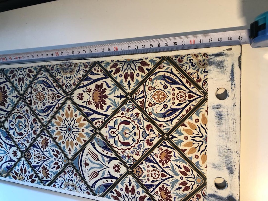 Desenli Ahşap Tabla - 2