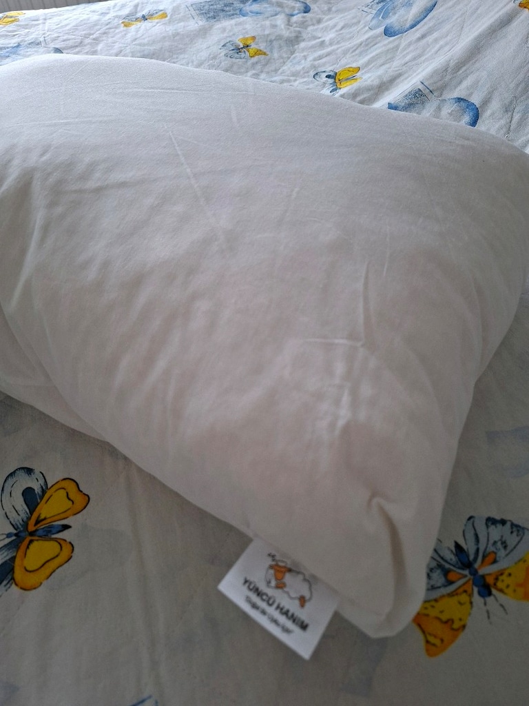 merinos yün yastık yüncü hanım 2 adet var tanesi 750 tl - 3