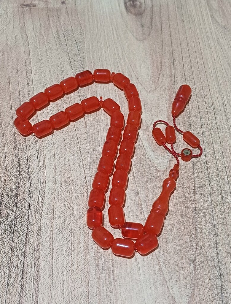 Sıkma Kehribar Tesbih - 2