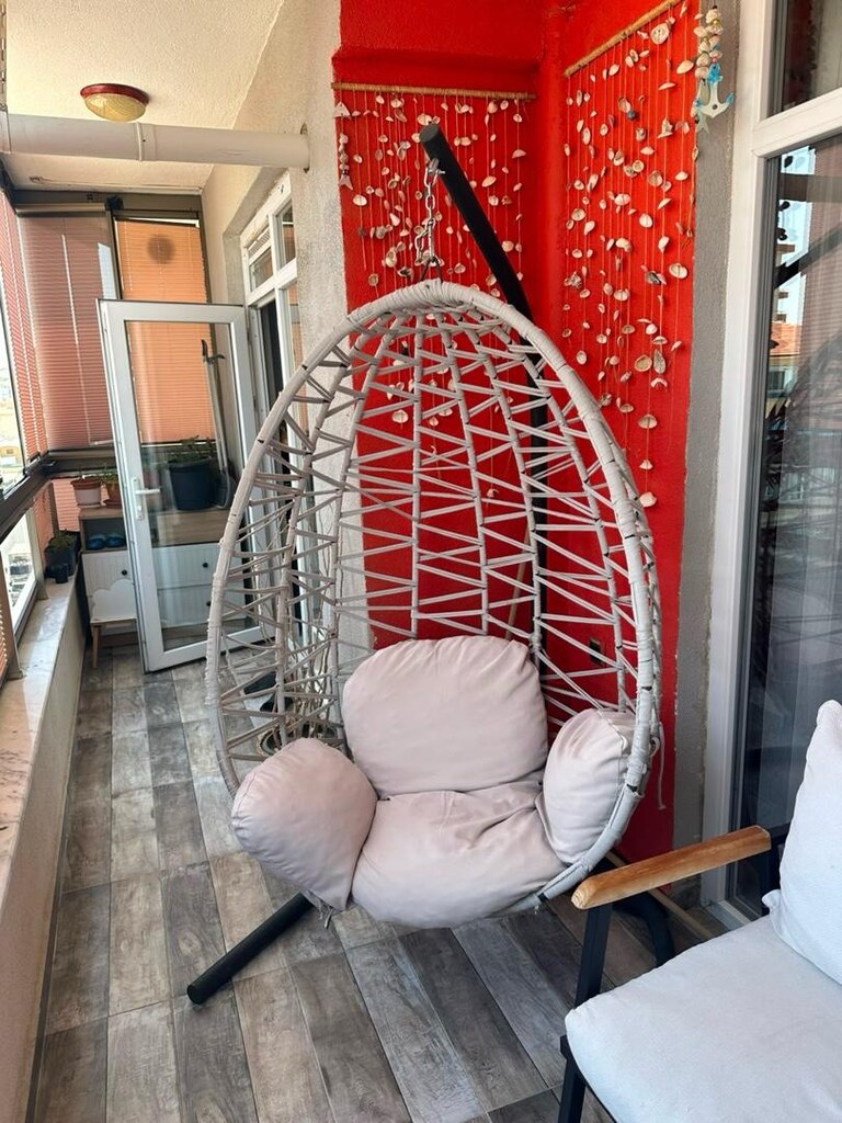 balkon bahçe salıncak minderli minderleri yıkanabilir sağlam - 2