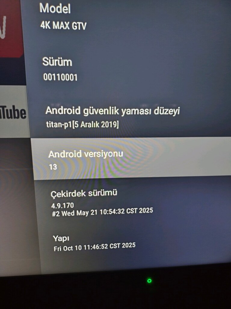 Android TV box Akıllı TV kutusu - 9