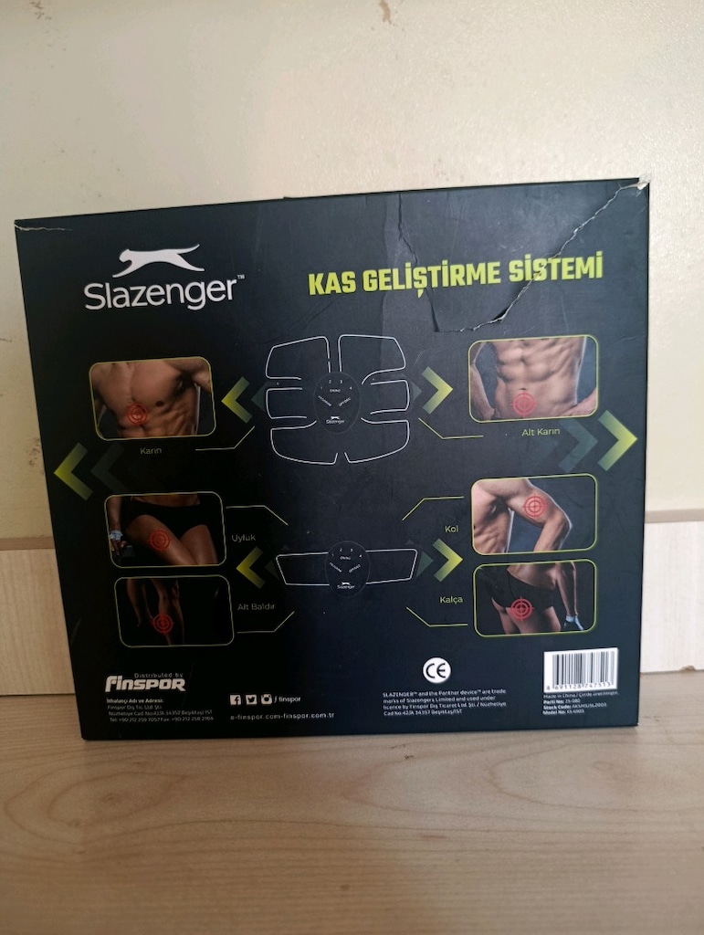 Slazenger Titreşimli Karın Kası ve Kol Şekillendirici – Kablosuz EMS C - 2