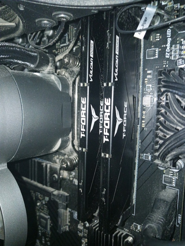 DDR5 2x8 Ram.T Force Vulcan Black Gaming - 7