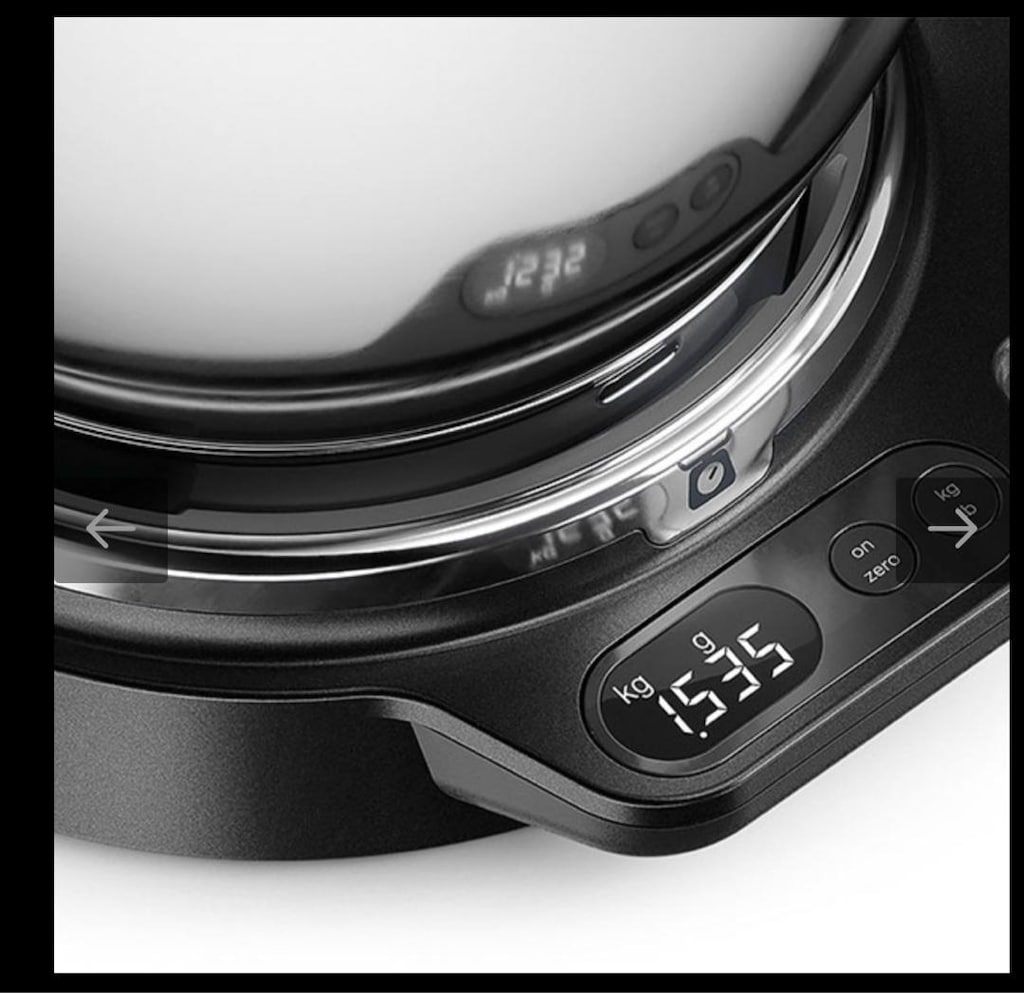 Kenwood Titanium Chef Baker Autograph 1200W Çift Hazneli Siyah Mutfak - 8