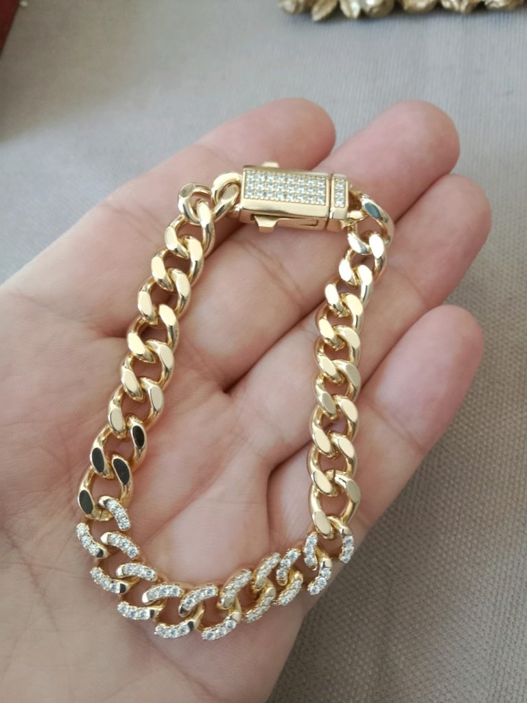 14 K kuyumcu işçiliği xupıng marka bileklikler - 3
