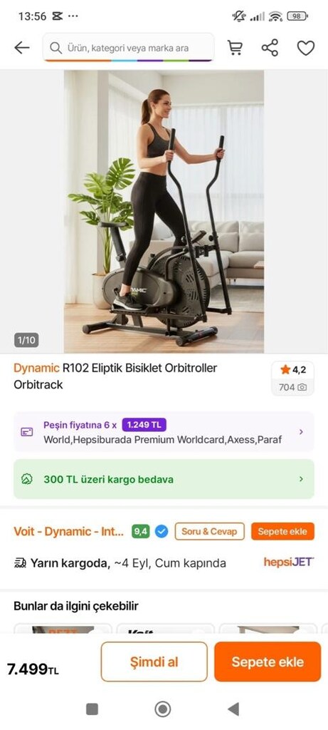 Dynamic eliptik bisiklet - 6