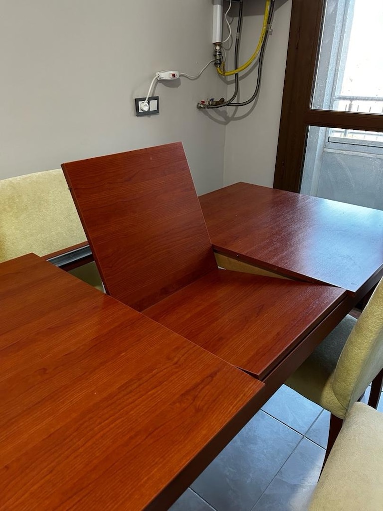 Tepe Mobilya Açılır Yemek Masası + 6 Sandalye - Çok Temiz - 4
