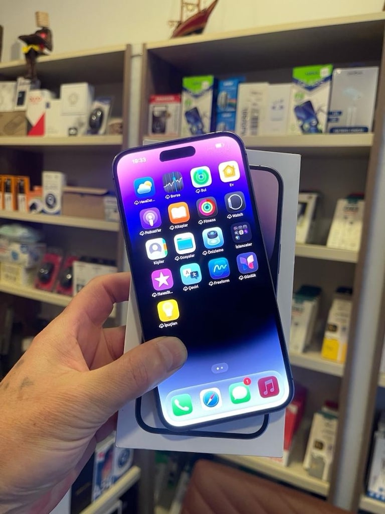 14 pro max 128 gb eski usul kytlı pasaport her hatta açık pil 80 - 3