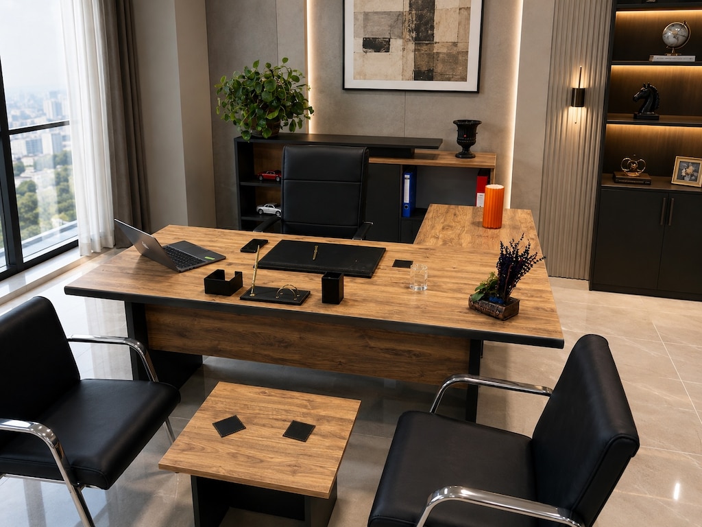 Büro Mobilyası Ofis Mobilyaları Koltuklar Dahil Full Paket Sıfır - 5