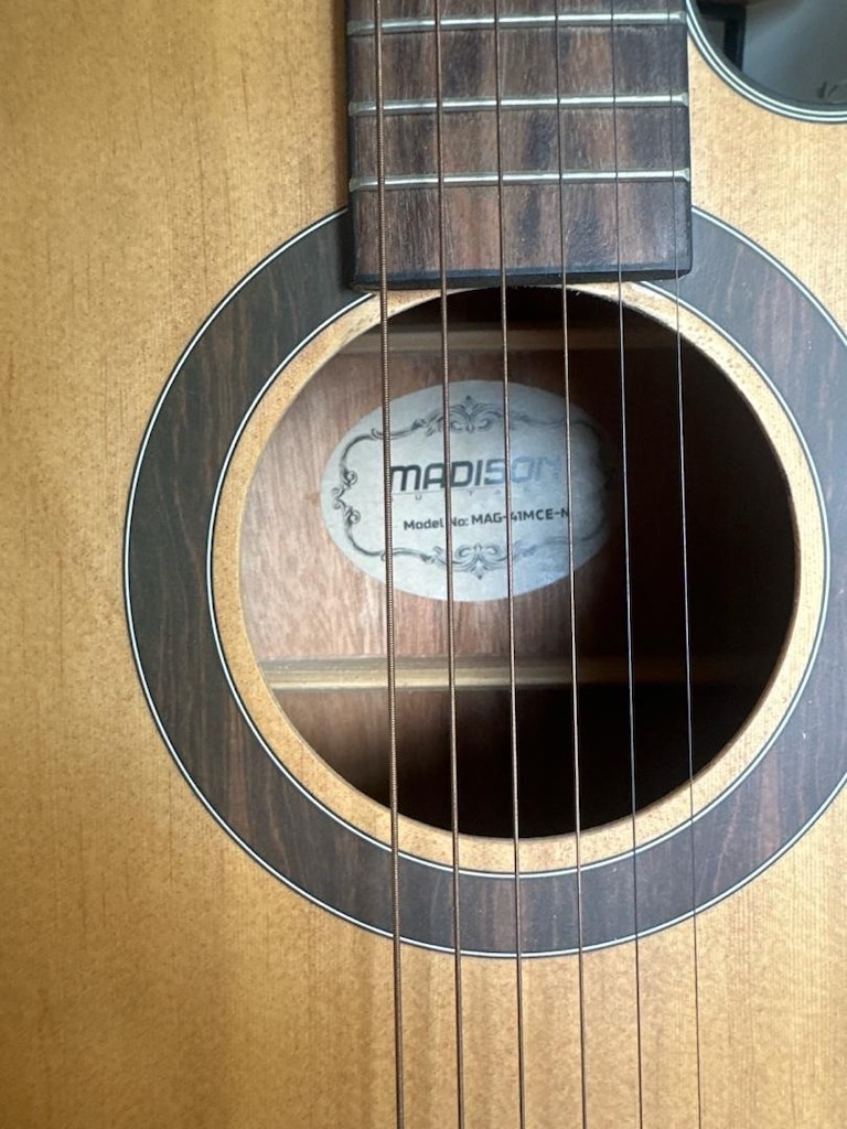 Madison MAG-41MCE-N Elektro Akustik Gitar – Tunerlı / Temiz - 2